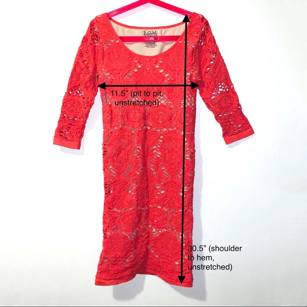 FREE PEOPLE (INTIMATELY) Pink and Cream Seamless Medallion Bodycon Dress - Picture 5 of 7